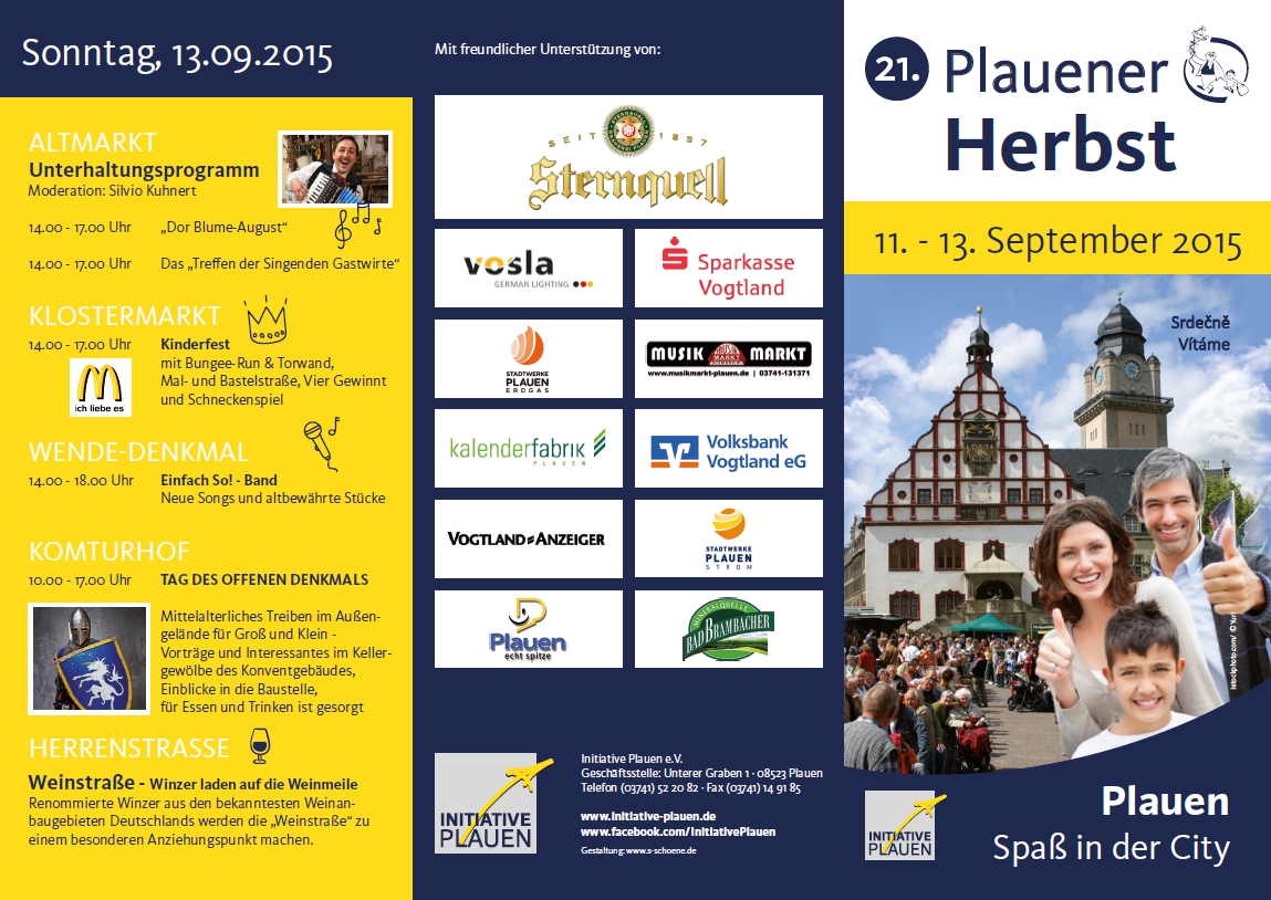 Plauener Herbst Programm 2